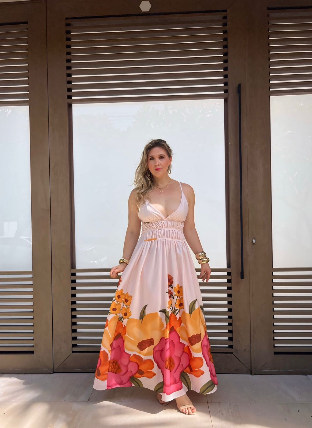 vestido longo alça