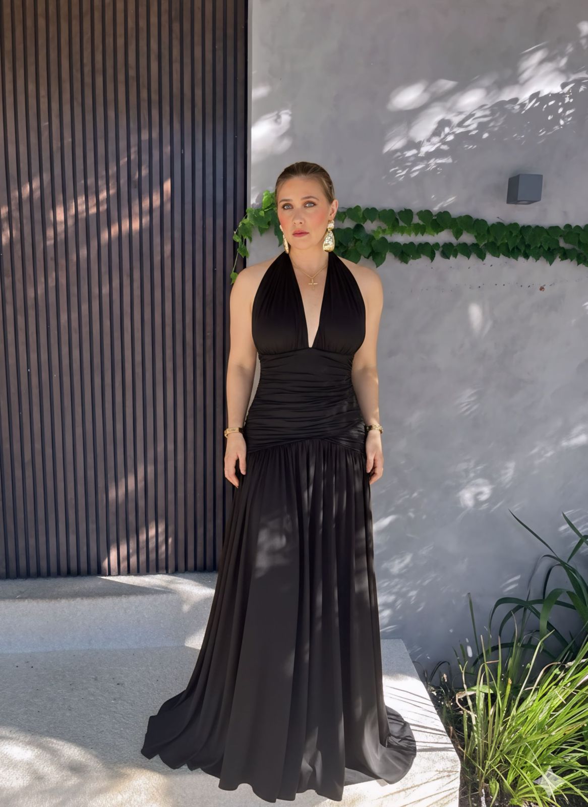 Vestido Longo Multiformas Grapeado