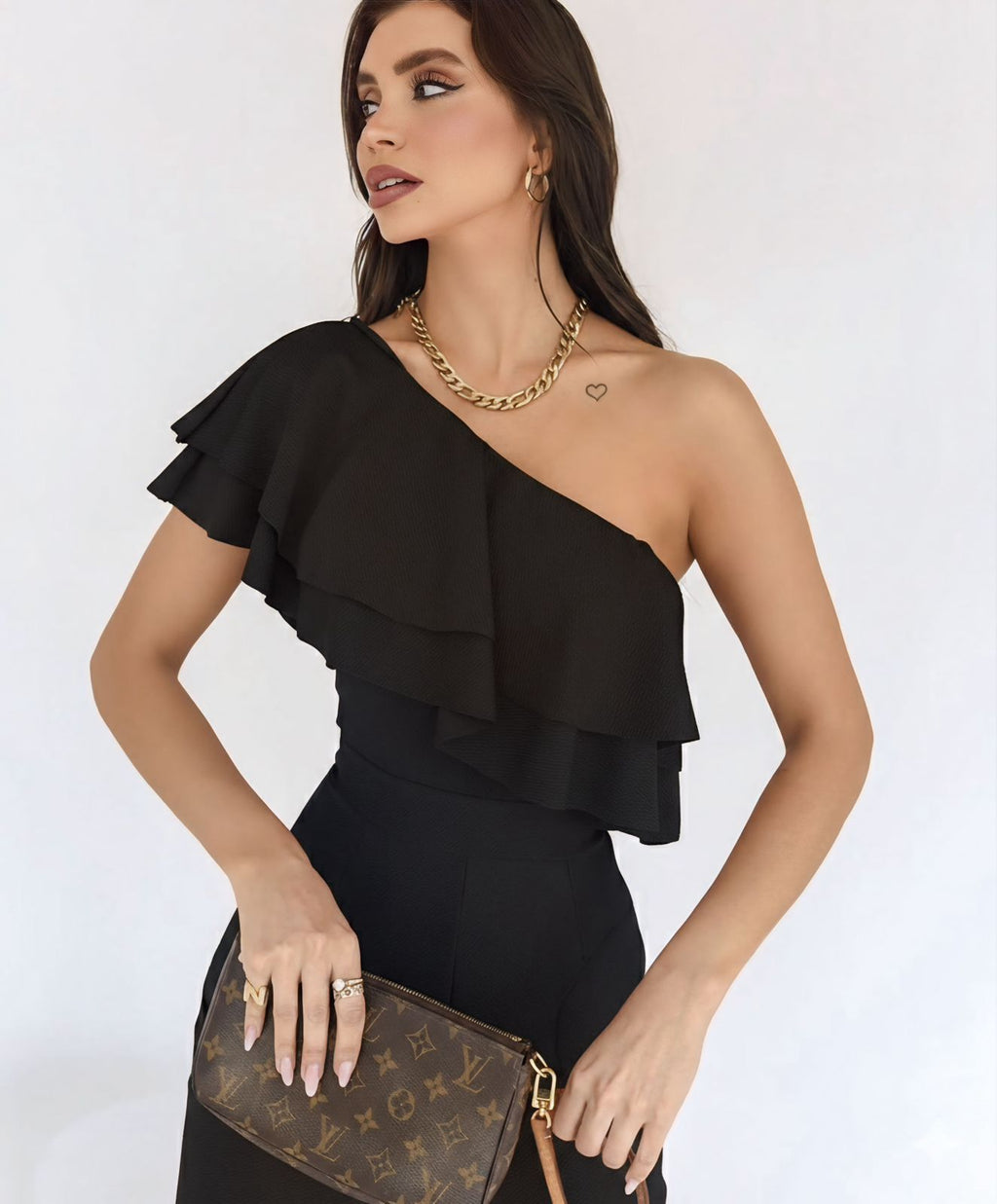 Macacão Pantalona Nula Manga