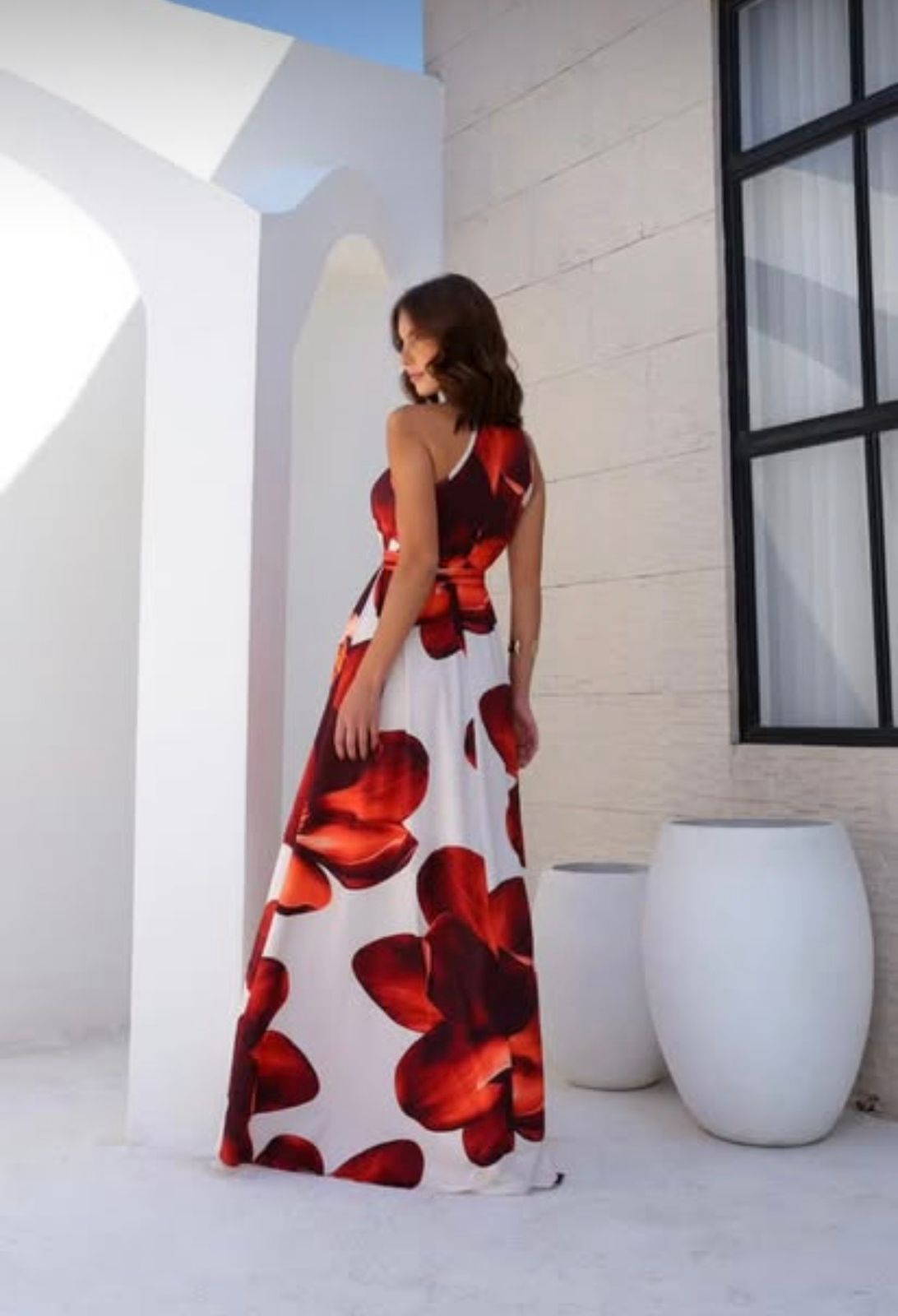 Vestido Longo gola Alta