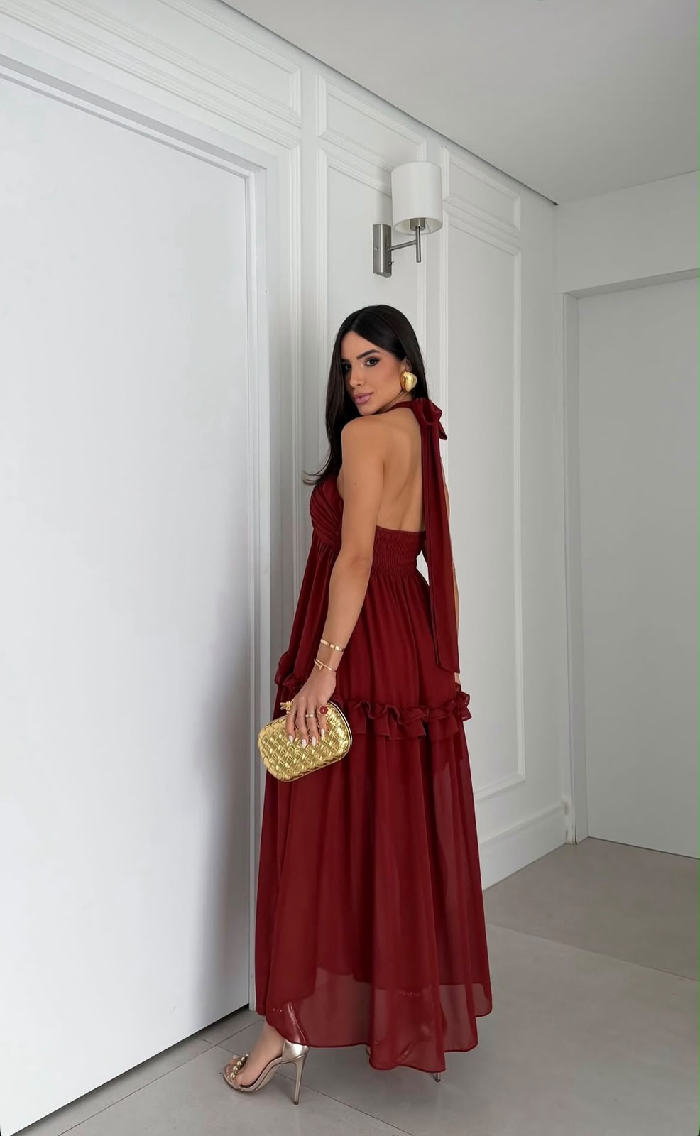 Vestido Longo Tomara que Caia ou frente única