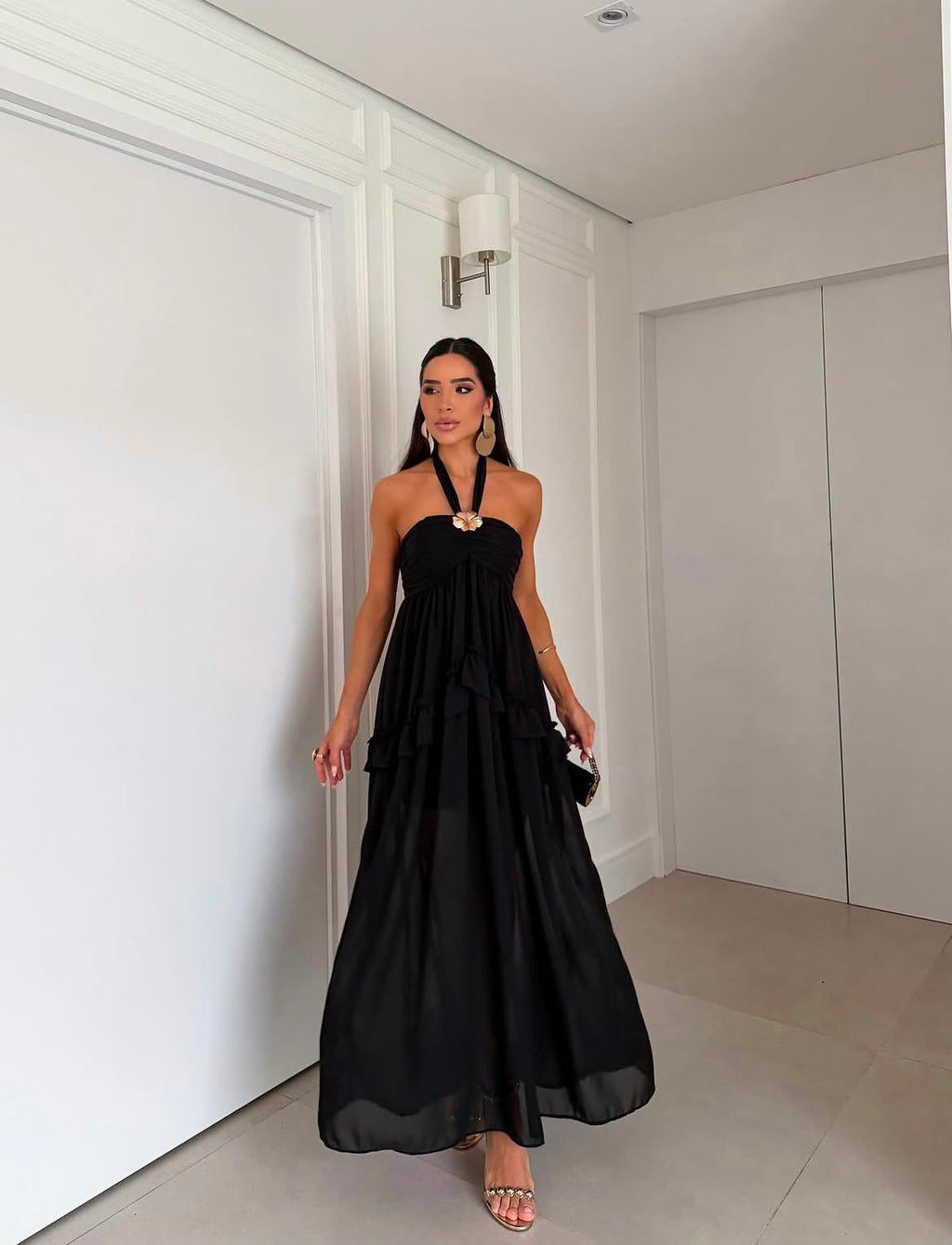 Vestido Longo Tomara que Caia ou frente única