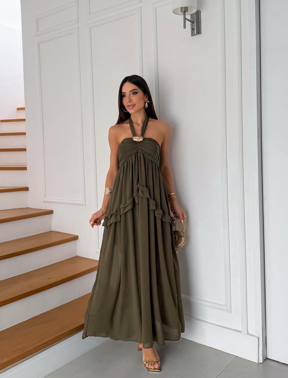 Vestido Longo Tomara que Caia ou frente única