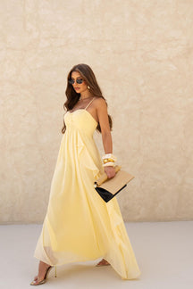 Vestido Longo - Tecido Crepe Chiffon