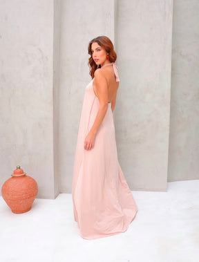 Vestido gola alta frente única Tamanho único - Tecido Fluity