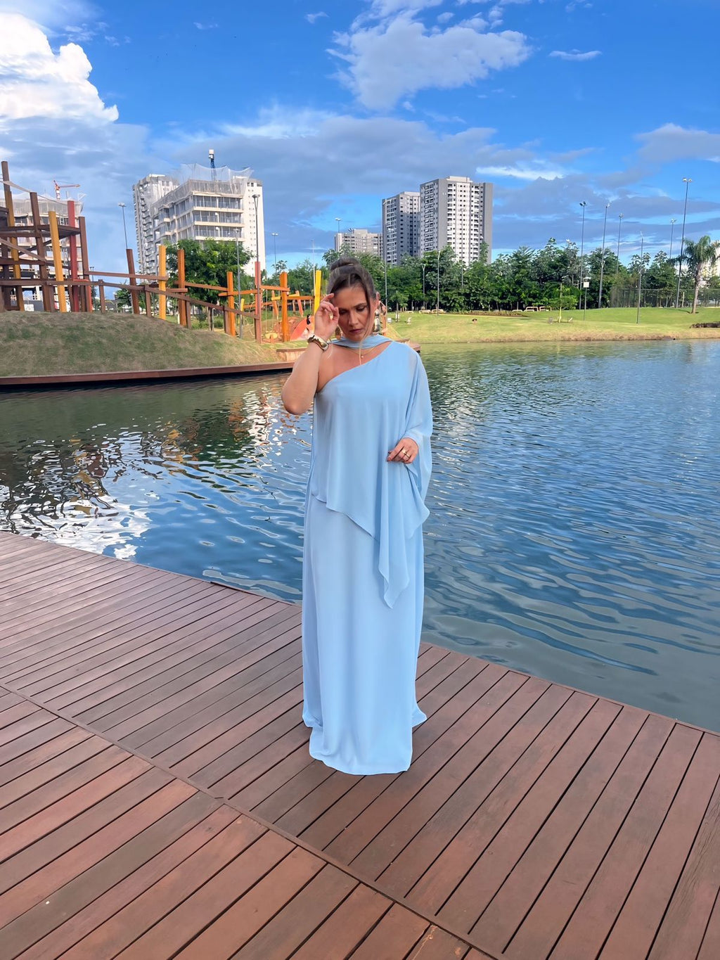 Vestido Chiffon Lenco