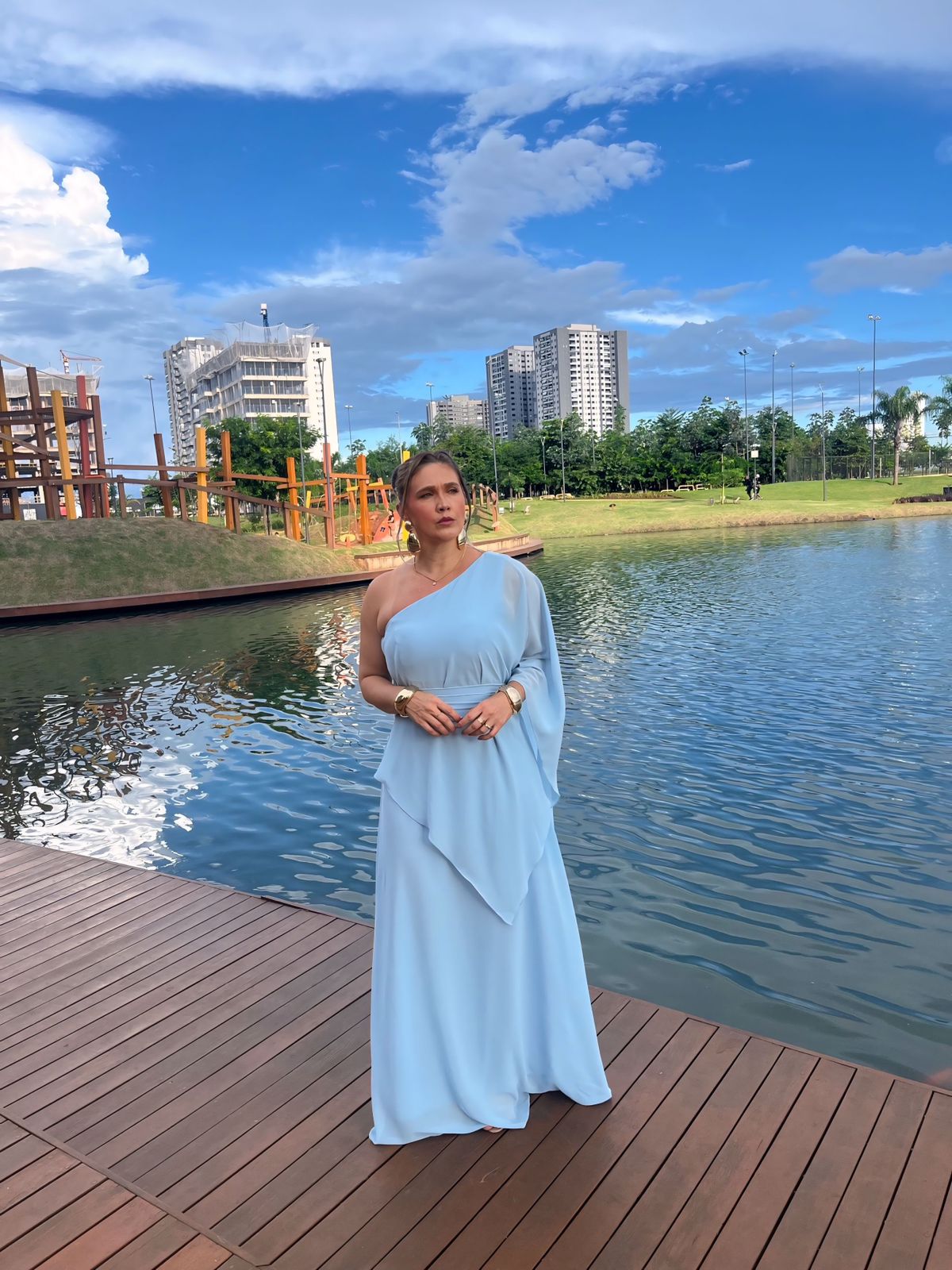 Vestido Chiffon Lenco