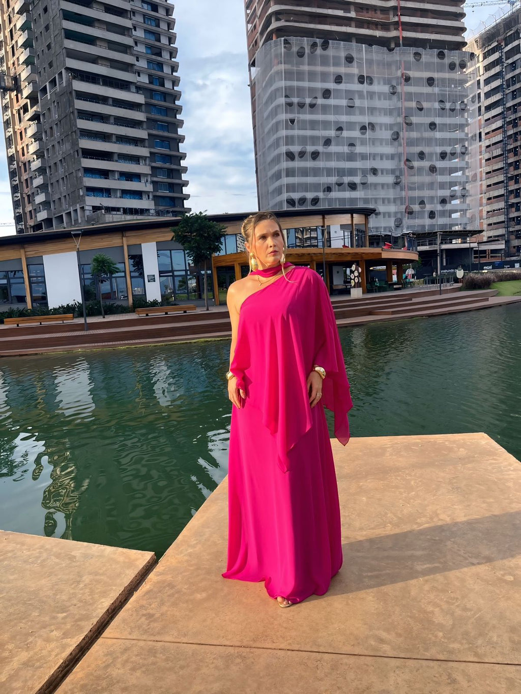 Vestido Chiffon Lenco