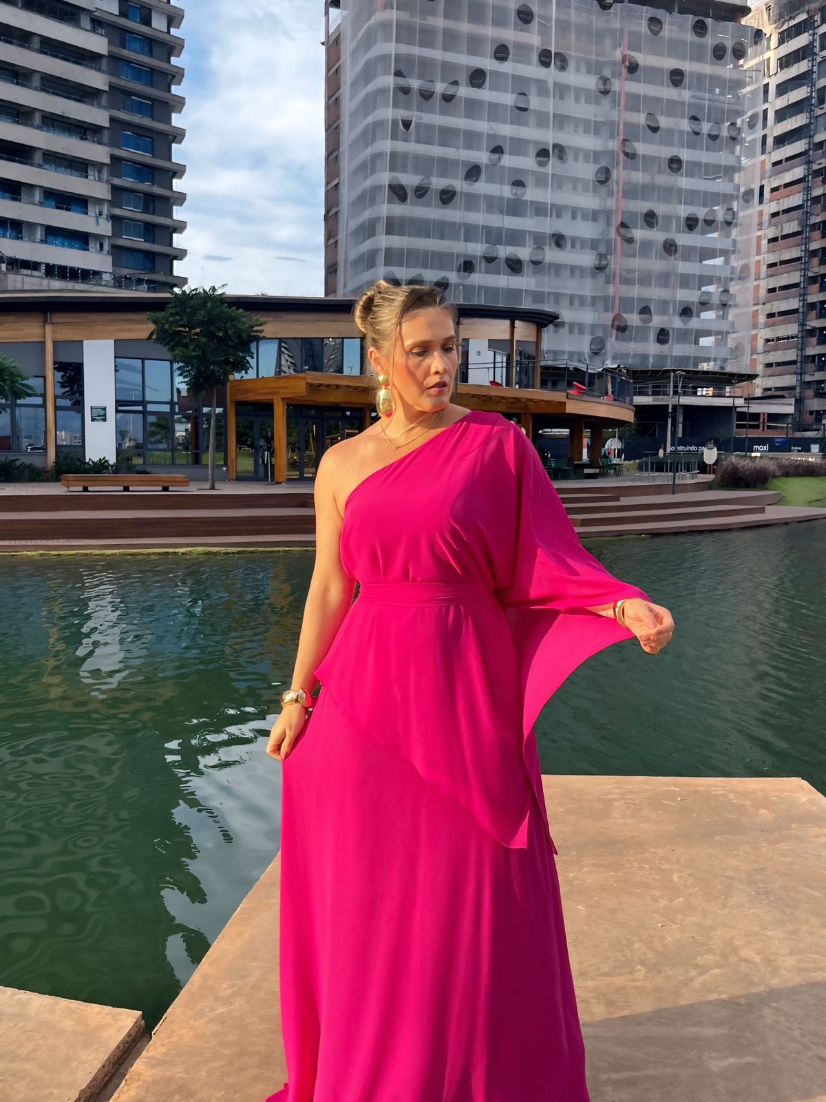 Vestido Chiffon Lenco