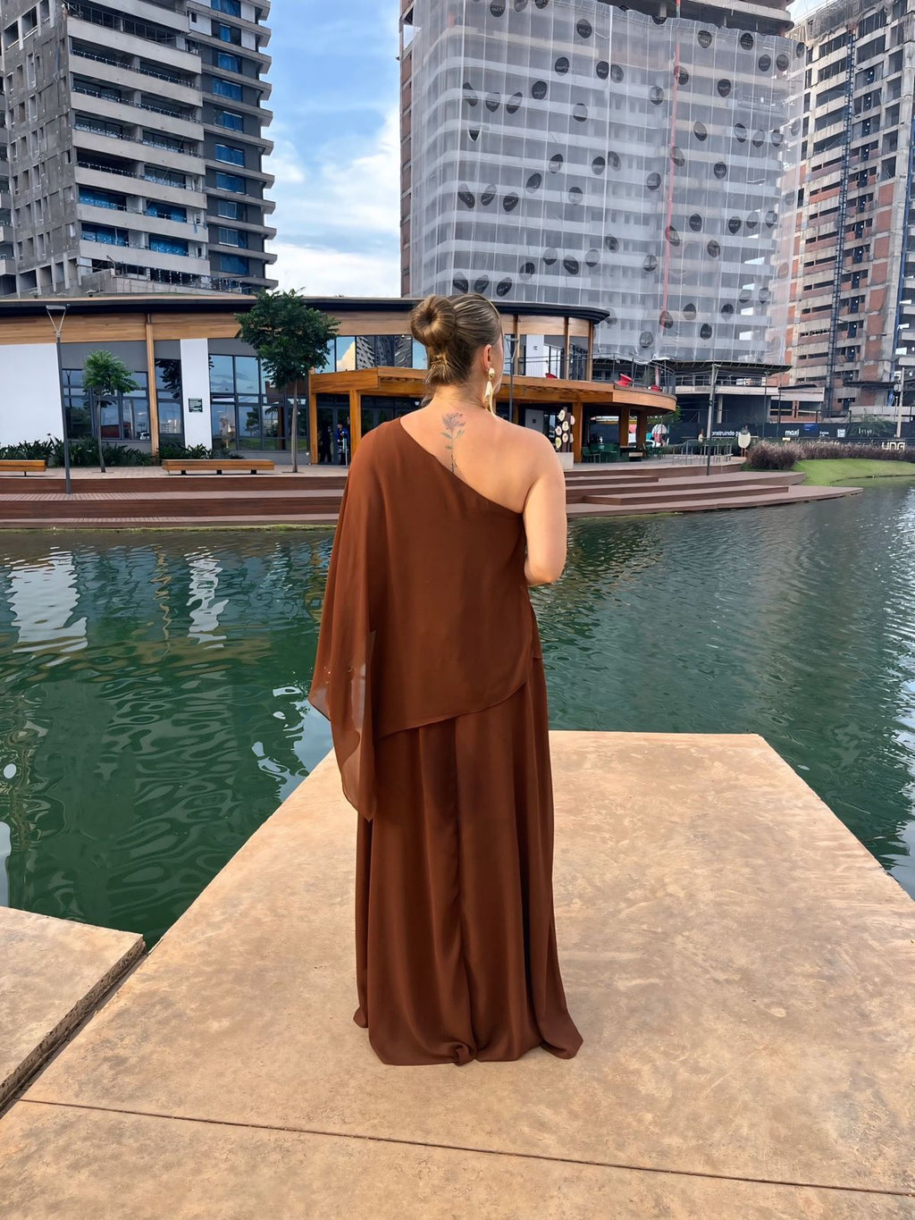 Vestido Chiffon Lenco