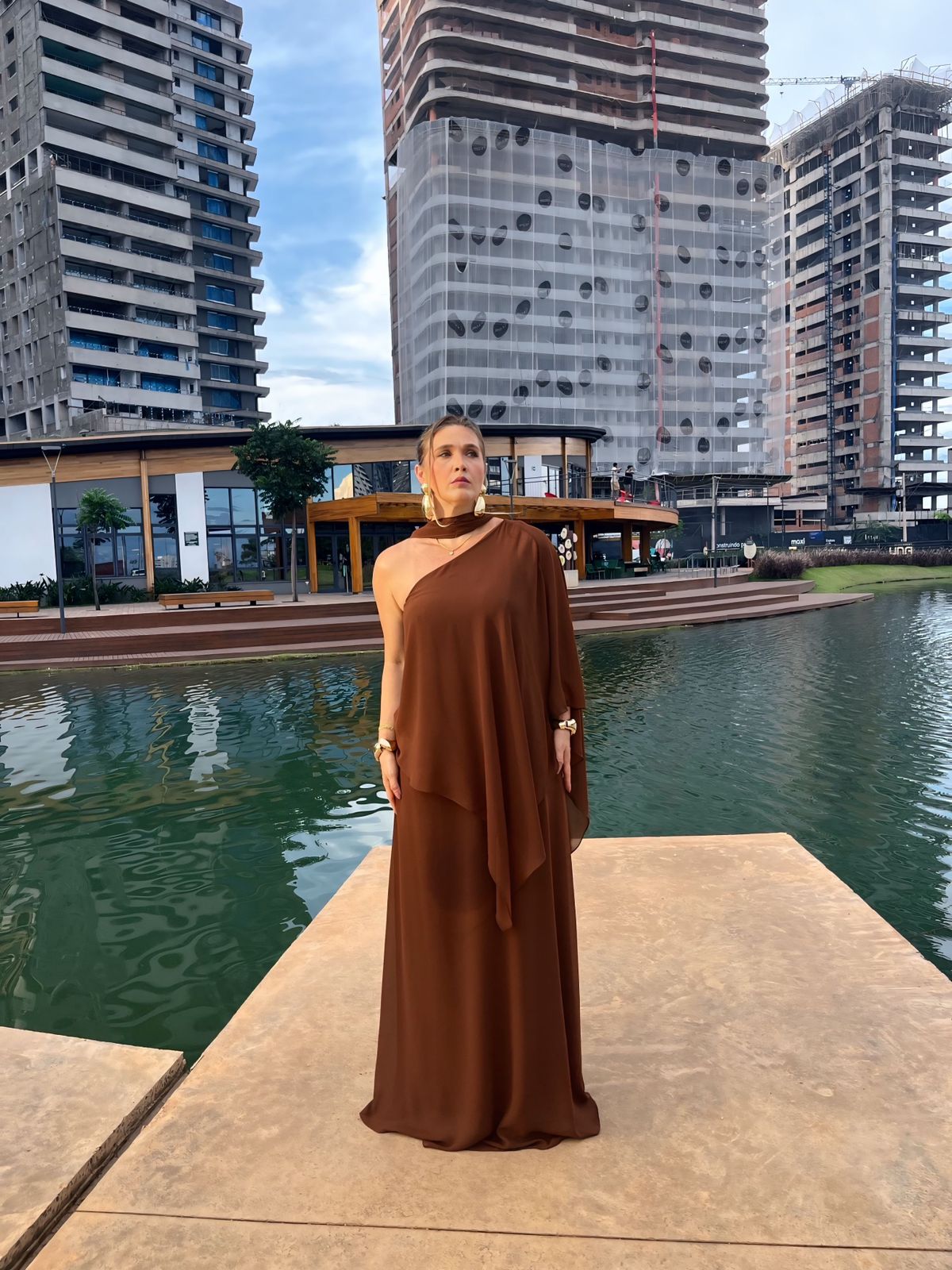 Vestido Chiffon Lenco