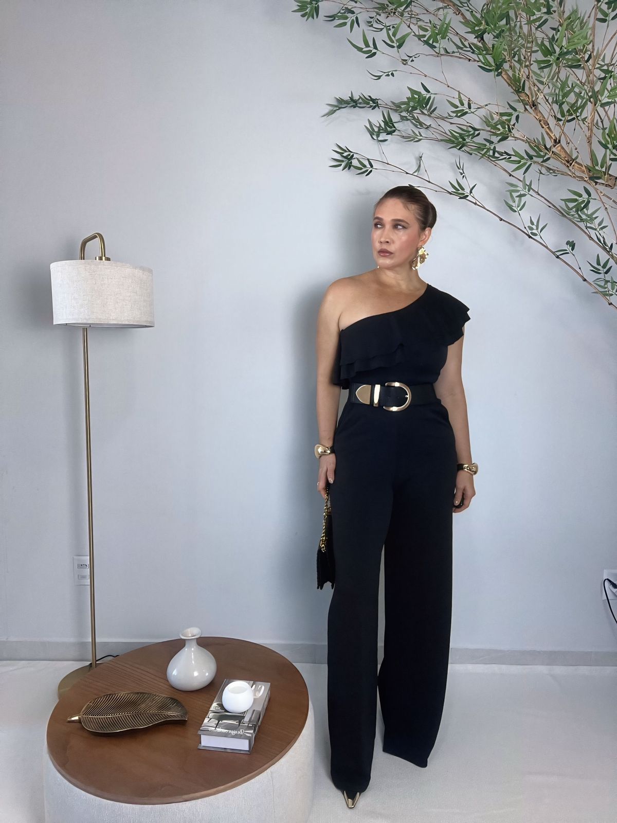 Macacão Pantalona Nula Manga