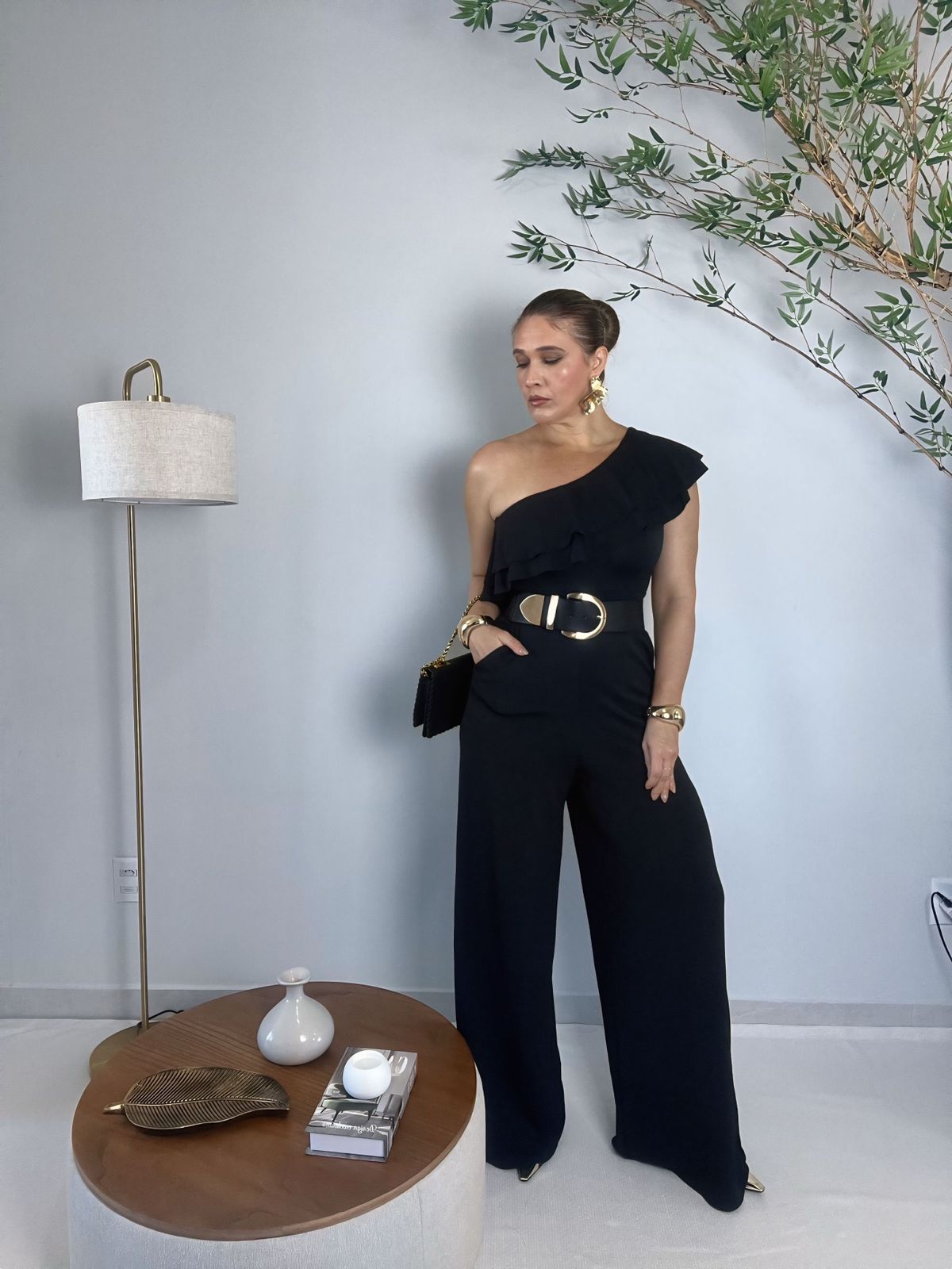 Macacão Pantalona Nula Manga