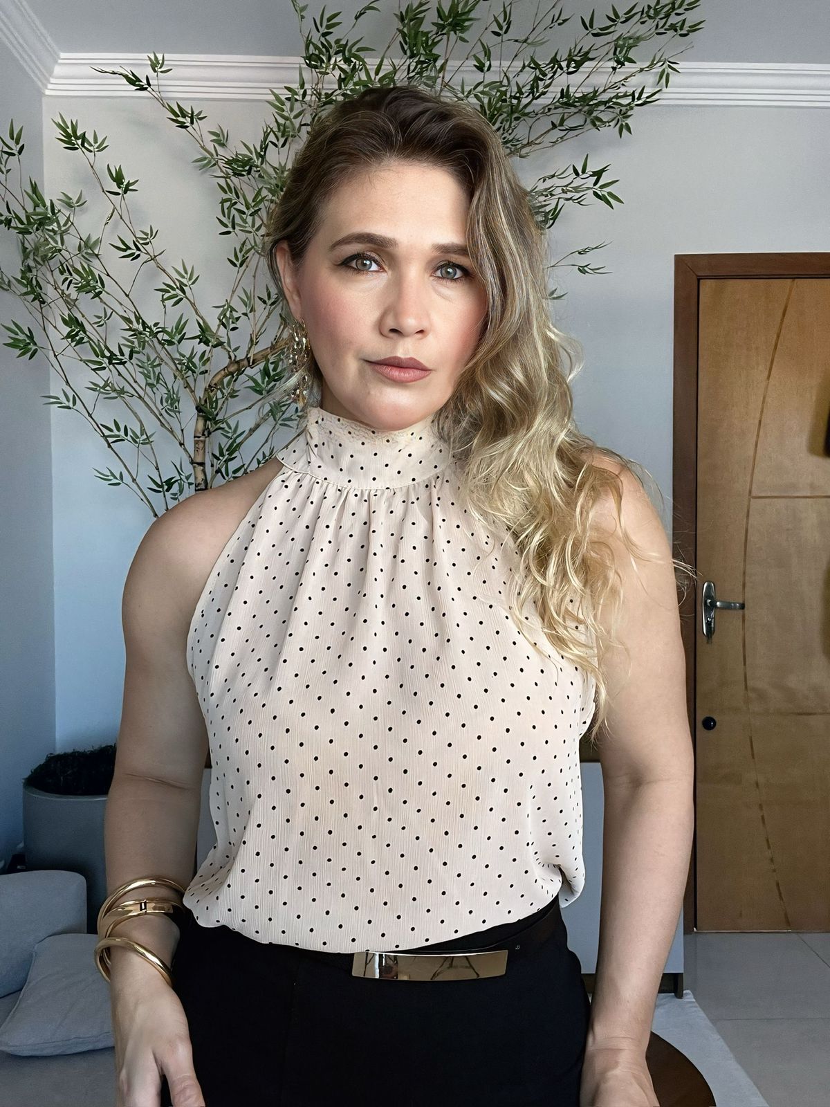 BLUSA GOLA ALTA POÁ