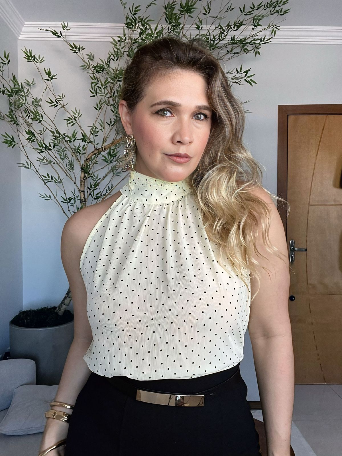 BLUSA GOLA ALTA POÁ