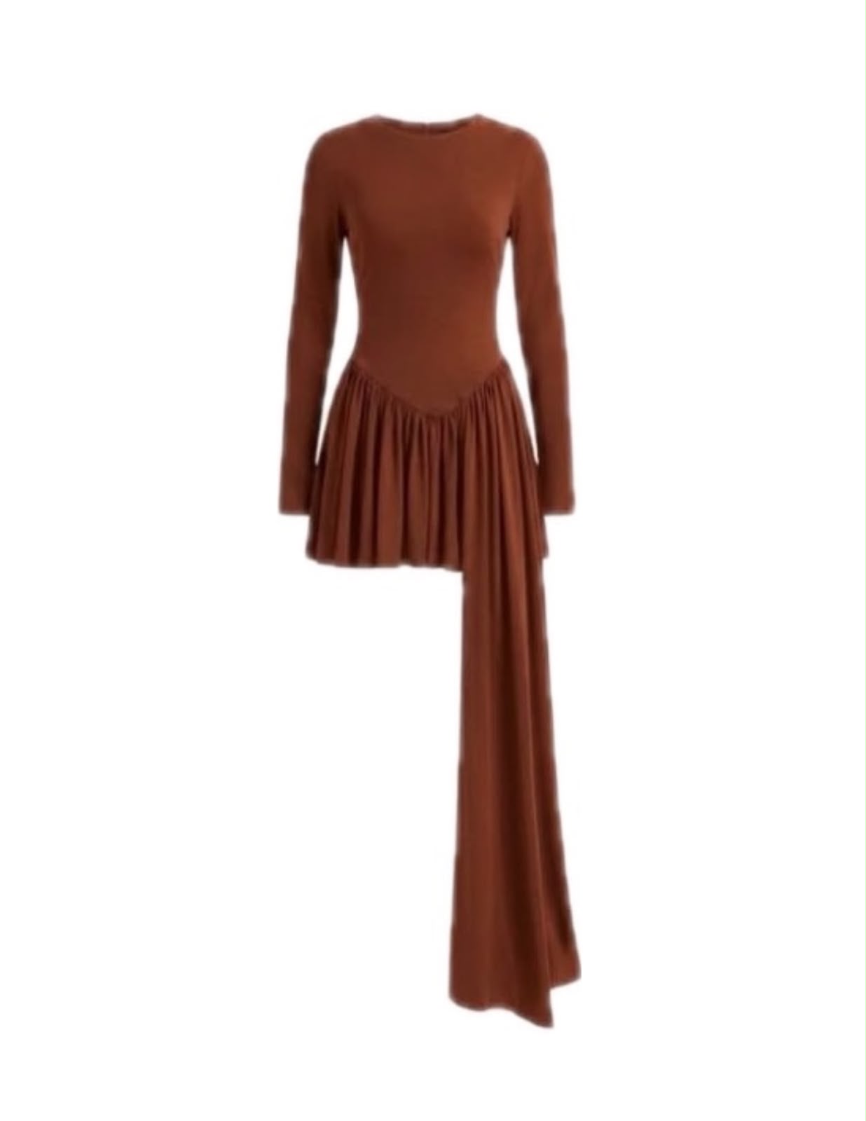 vestido curto manga longa