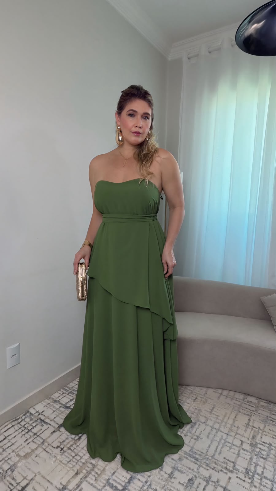 vestido longo tomara que caia